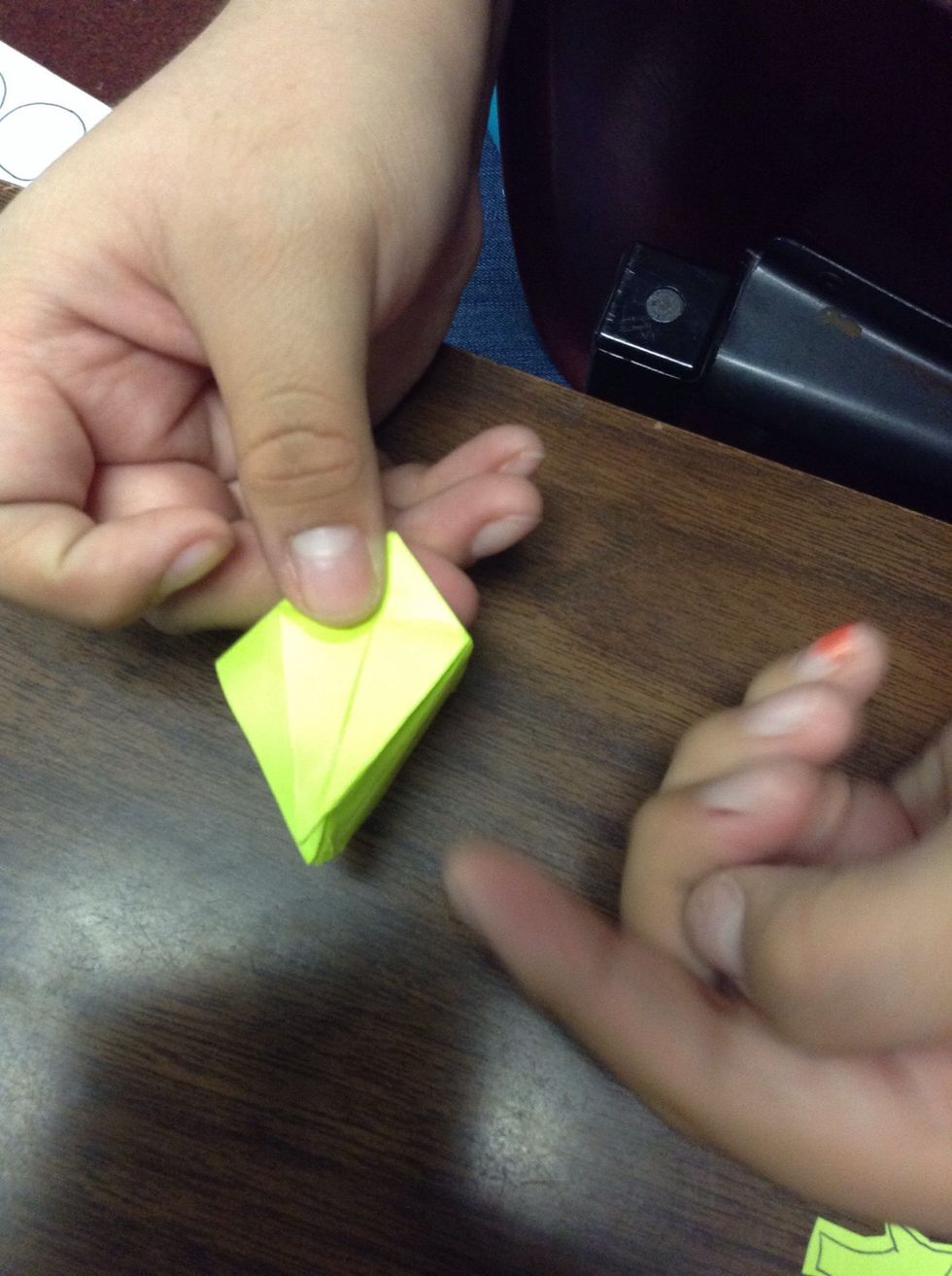 Flip it over and repeat the previous steps to both sides.