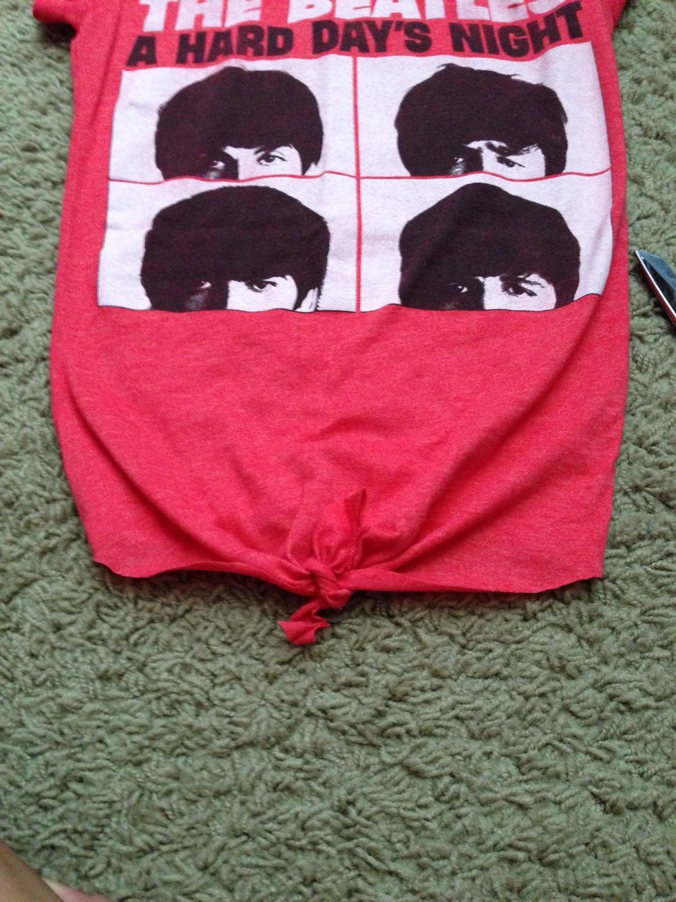 Flip it over and tie it!