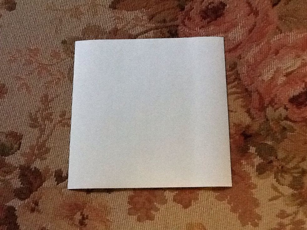 Flip it too the uncolored side if you have colored paper.