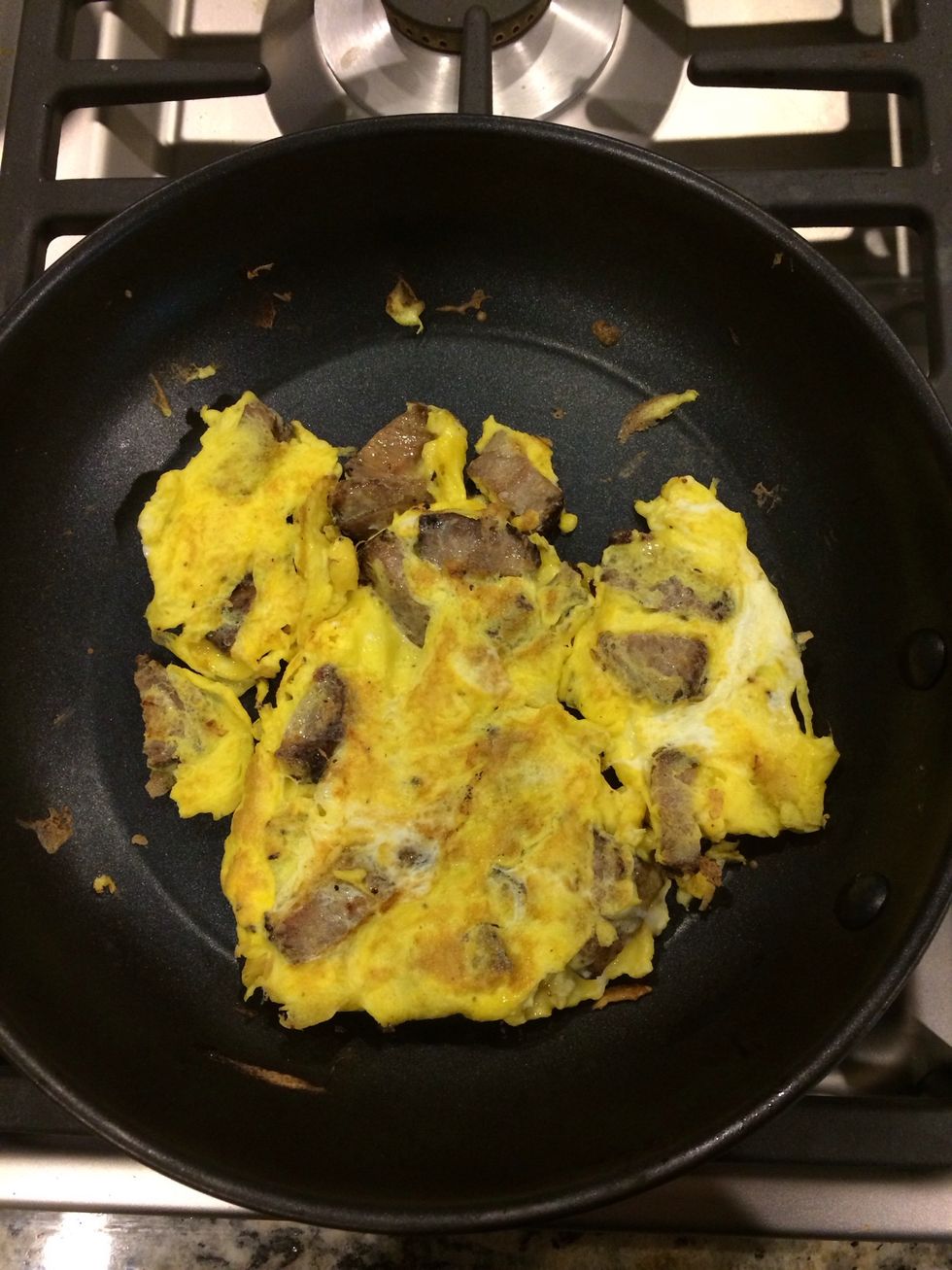 Flip over and let cook for a few minutes.