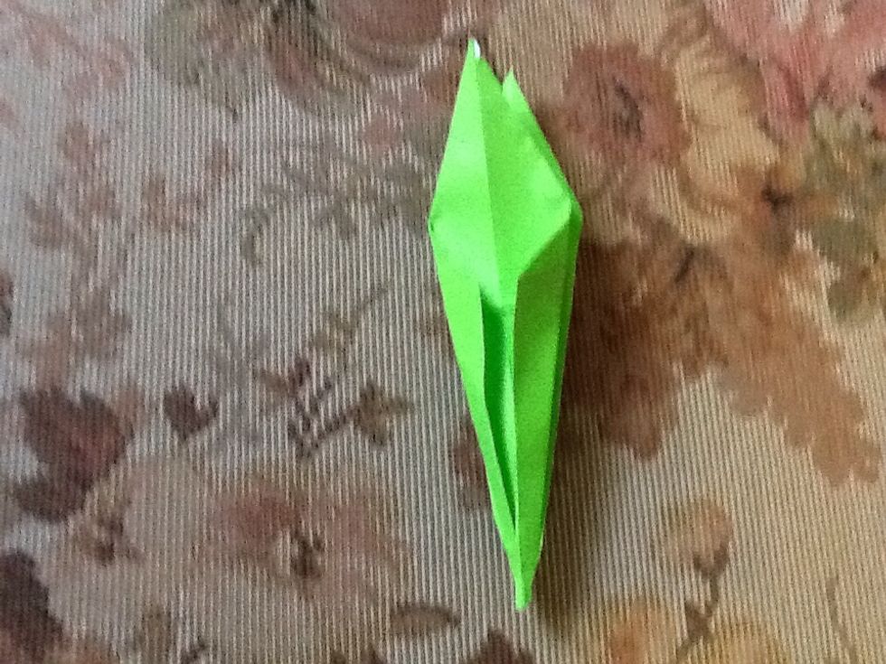 Flip over and repeat. Make sure that it looks like the picture.