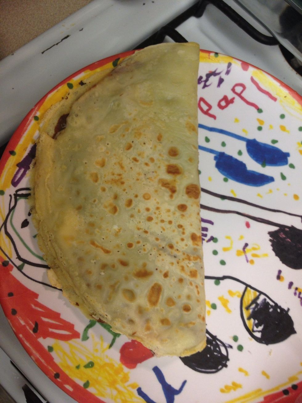 Flip over like an omelet