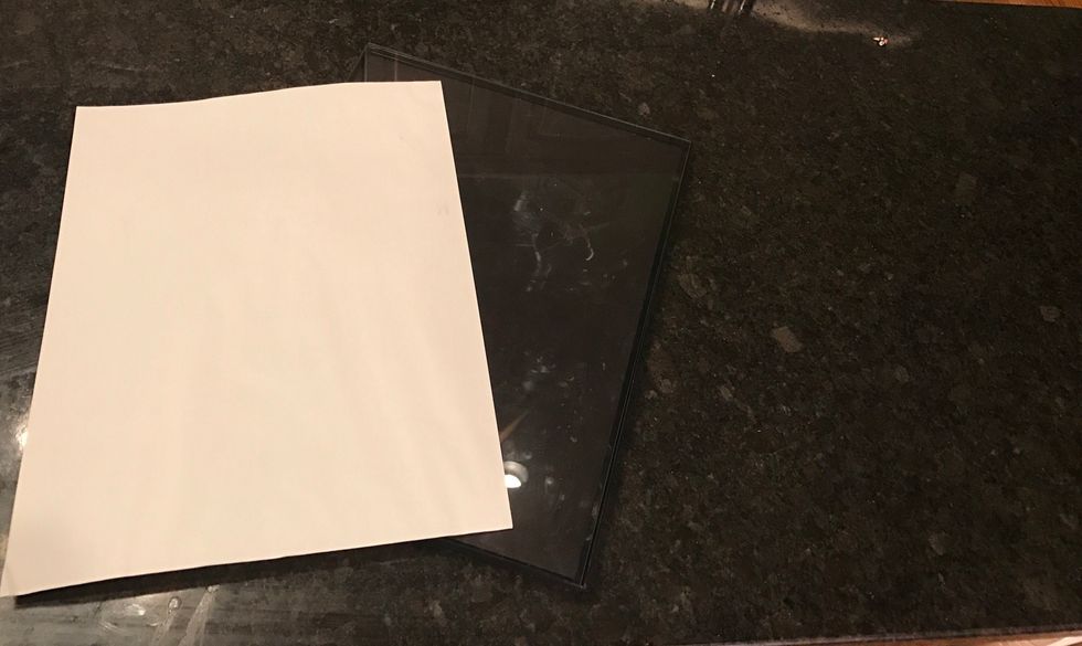 Flip over the background paper.