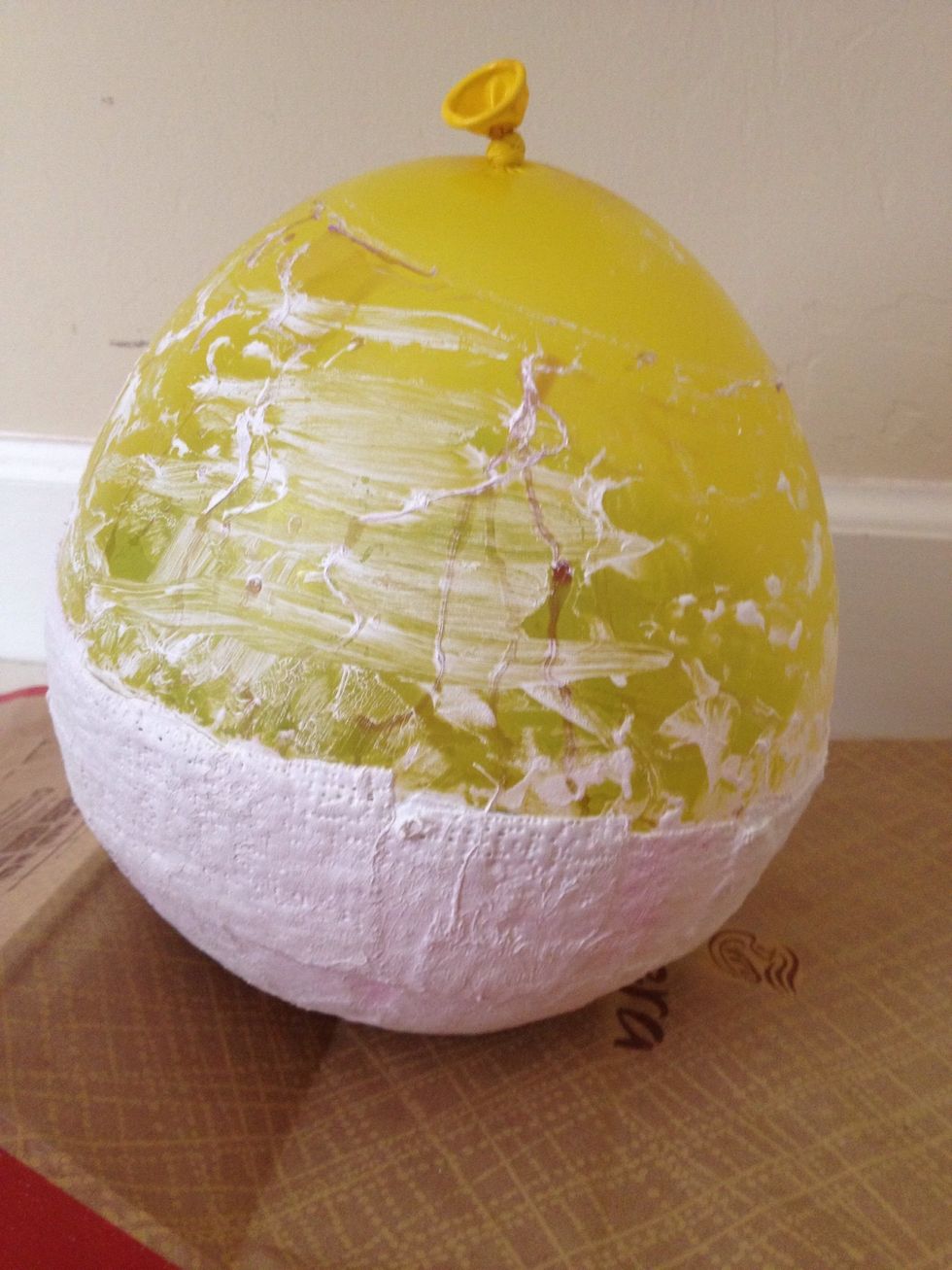 Flip over the balloon.