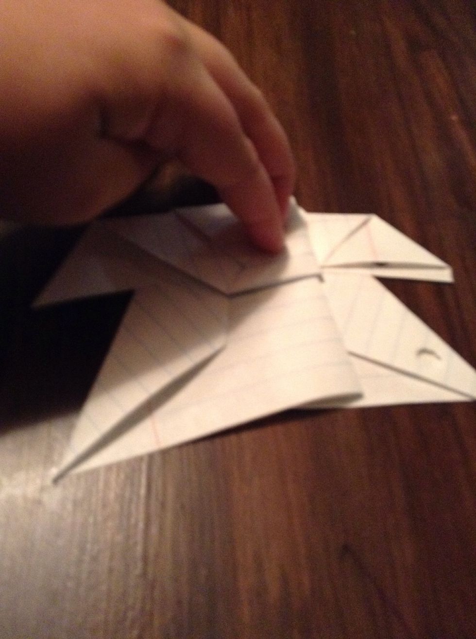 Flip over.