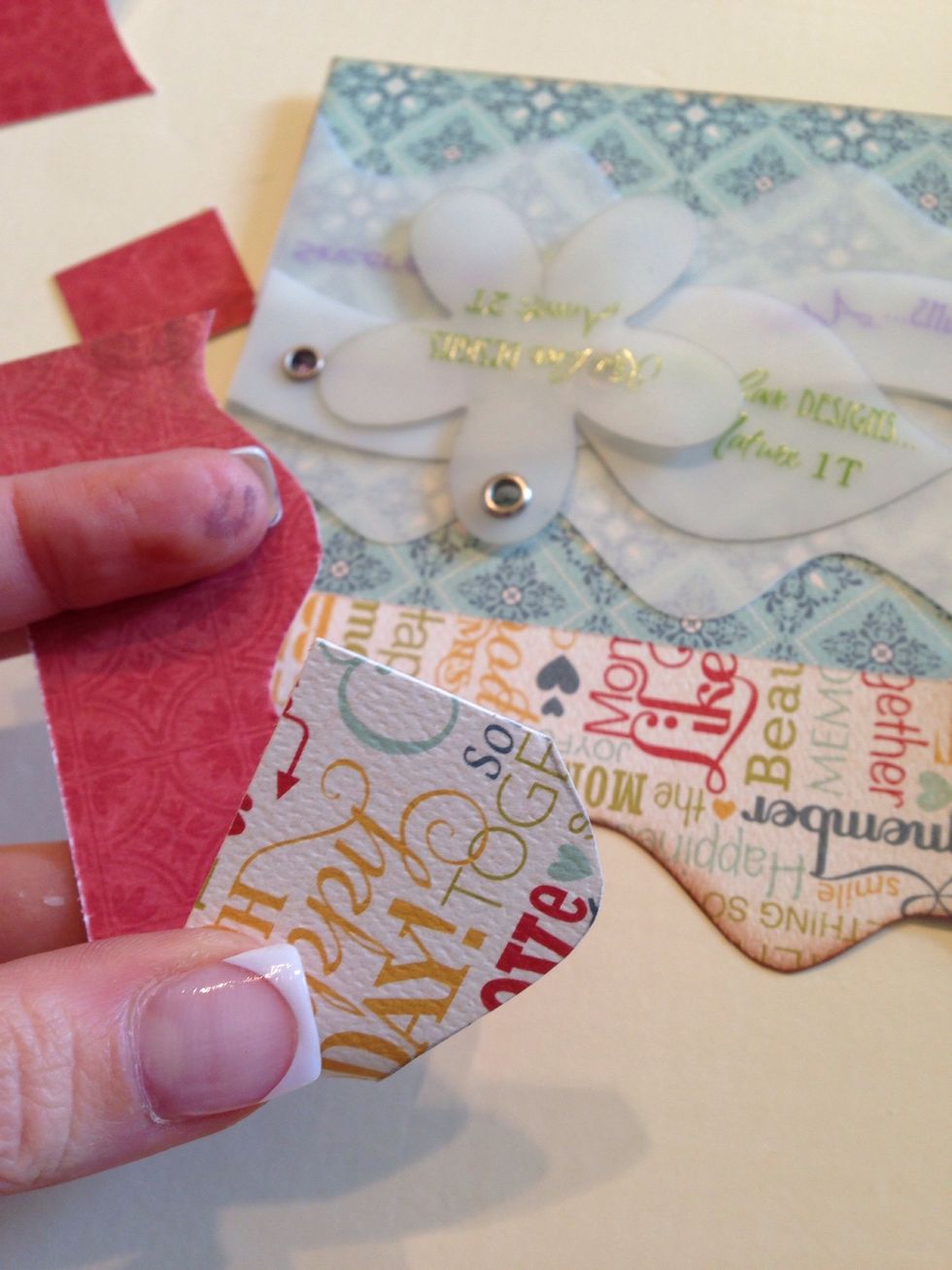 Flip side B over to use the pattern on the other side.