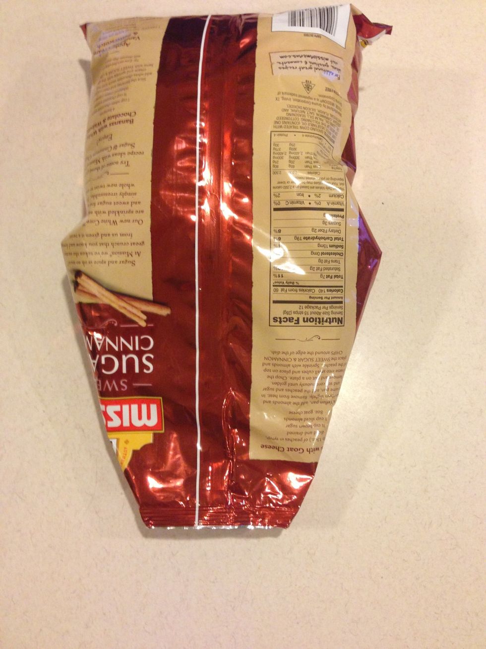 Flip the bag over so you are viewing it like this, making sure the corners stay folded.