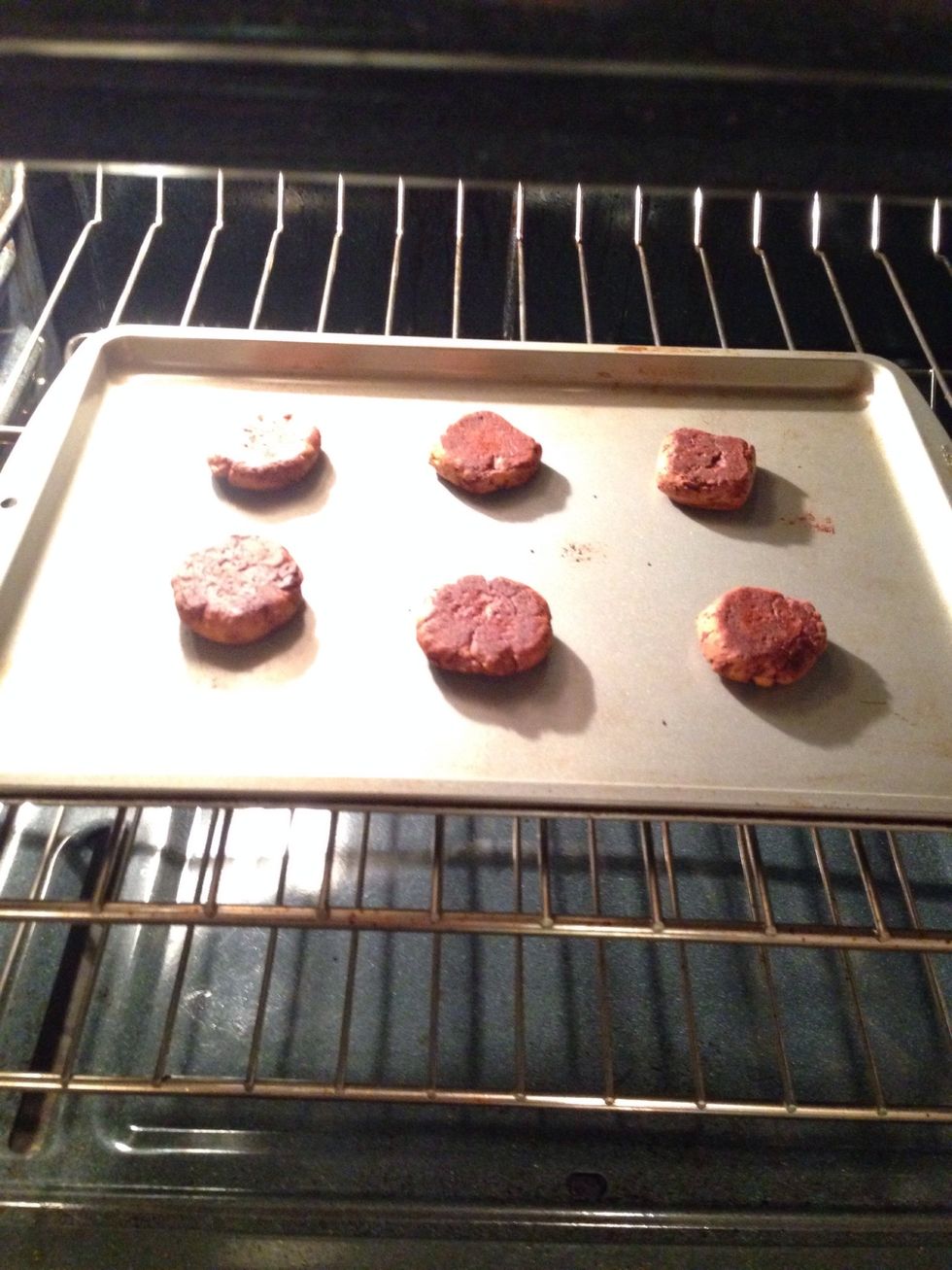Flip the cookies over and place in the oven for another 2 minutes, to brown the other side.