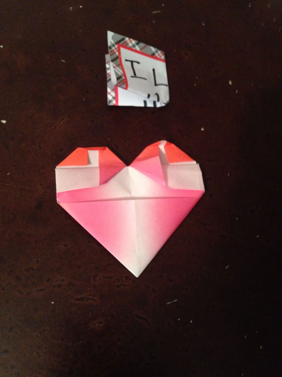 Flip the heart over
