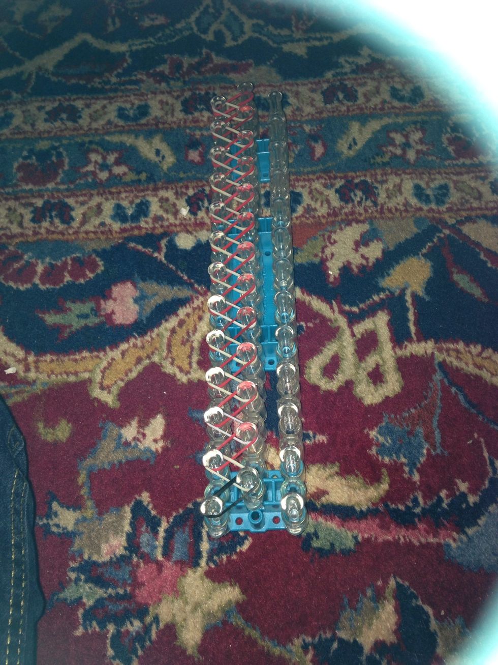 Flip the loom Around so the arrows are pointing at you