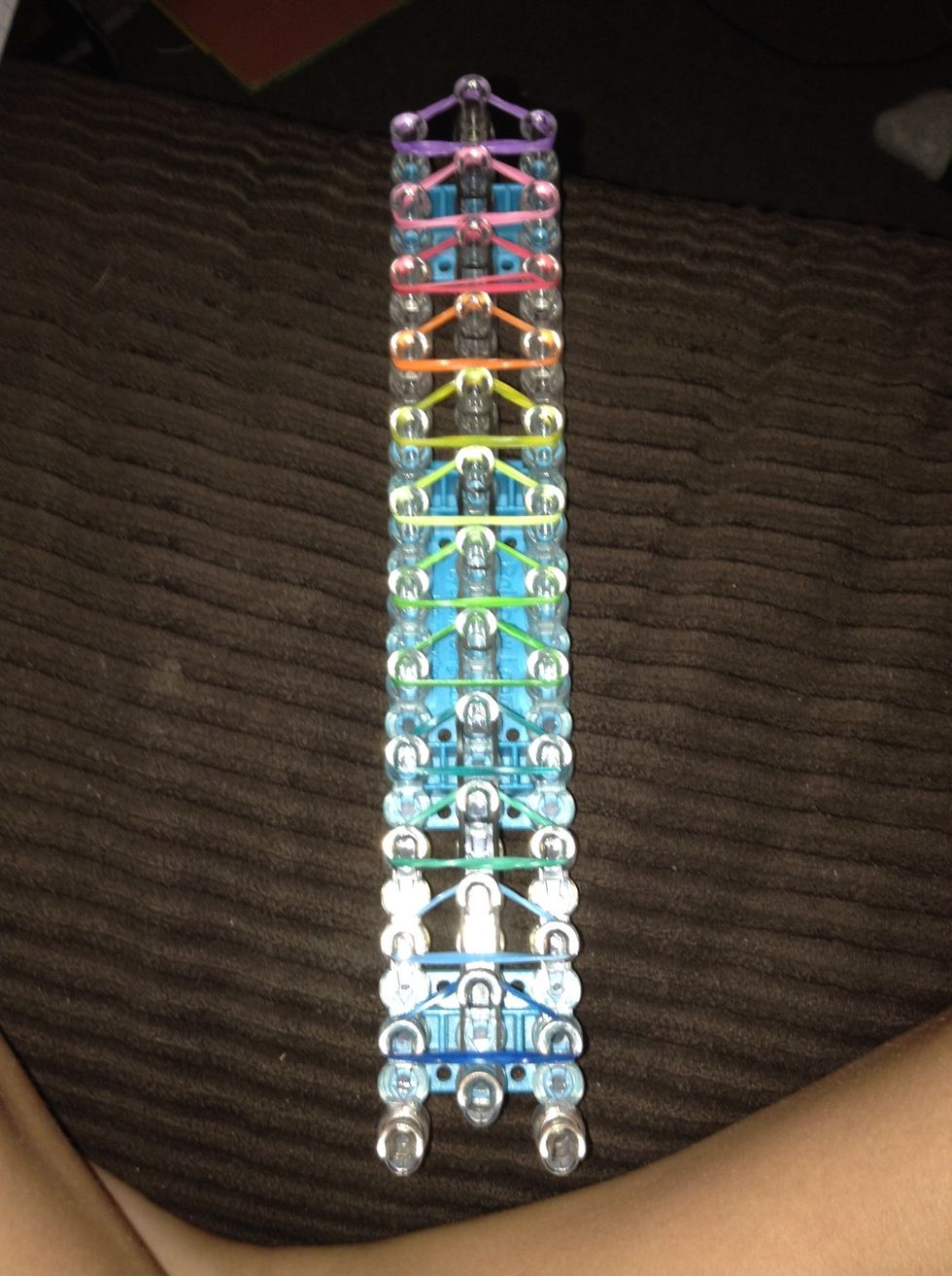 Flip the loom so that the arrows are facing you.