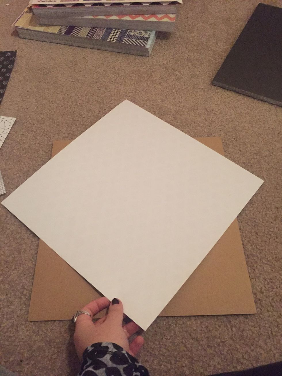 Flip the paper over to the white side & orient the paper as it is in the photo.