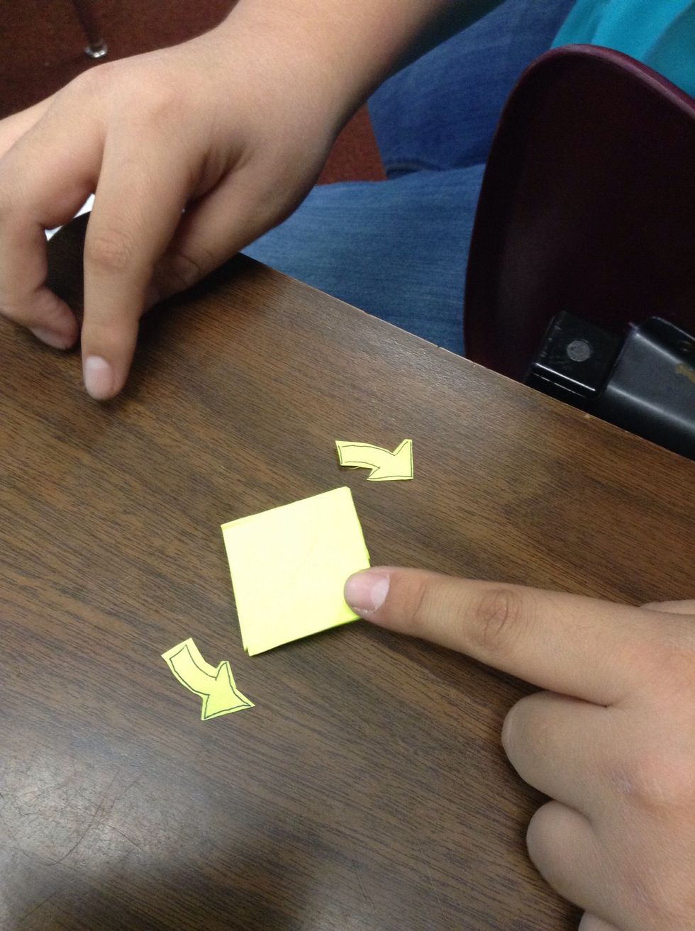 Flip the paper over .