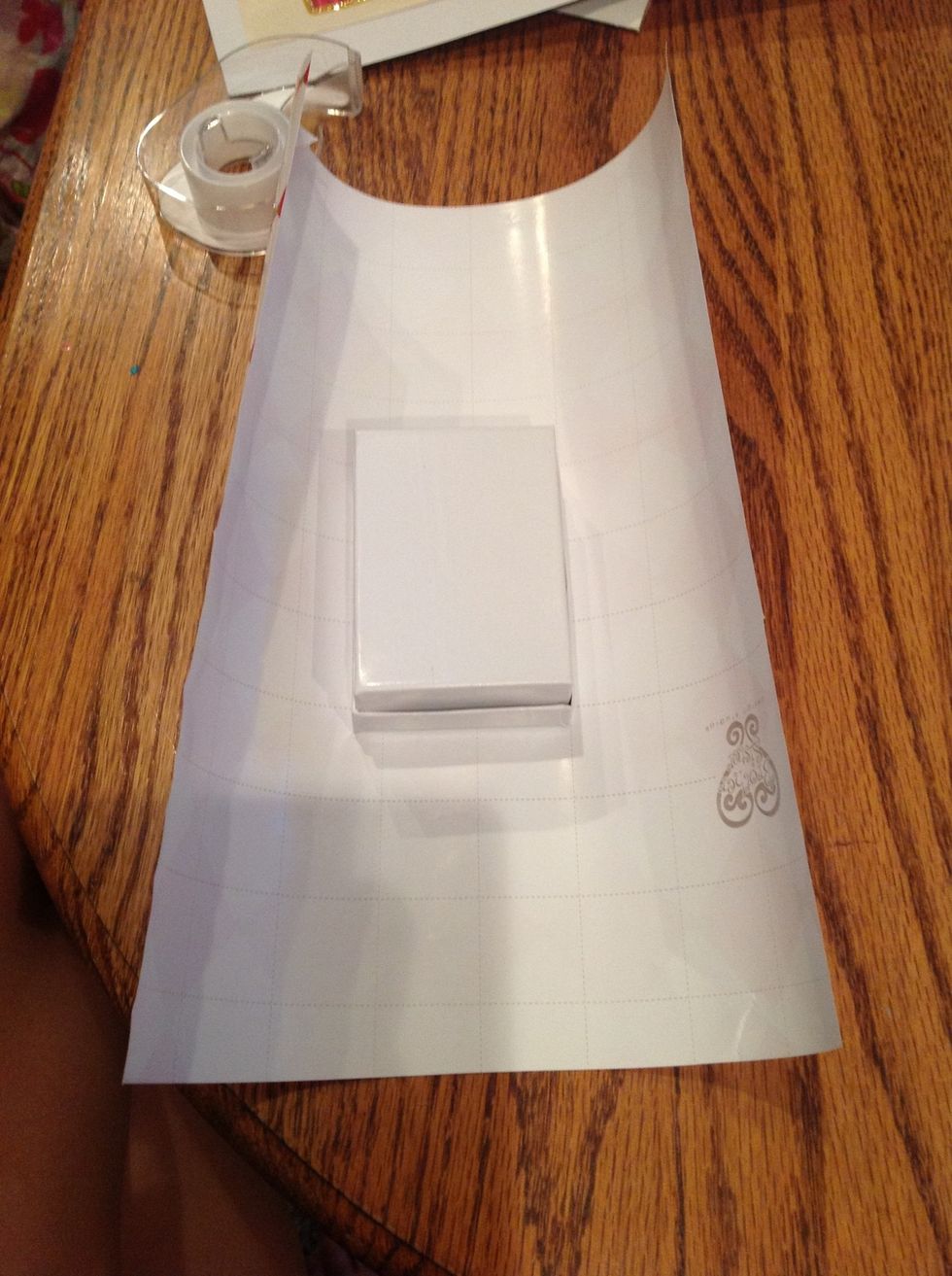 flip the present over so that the top will be on the good side