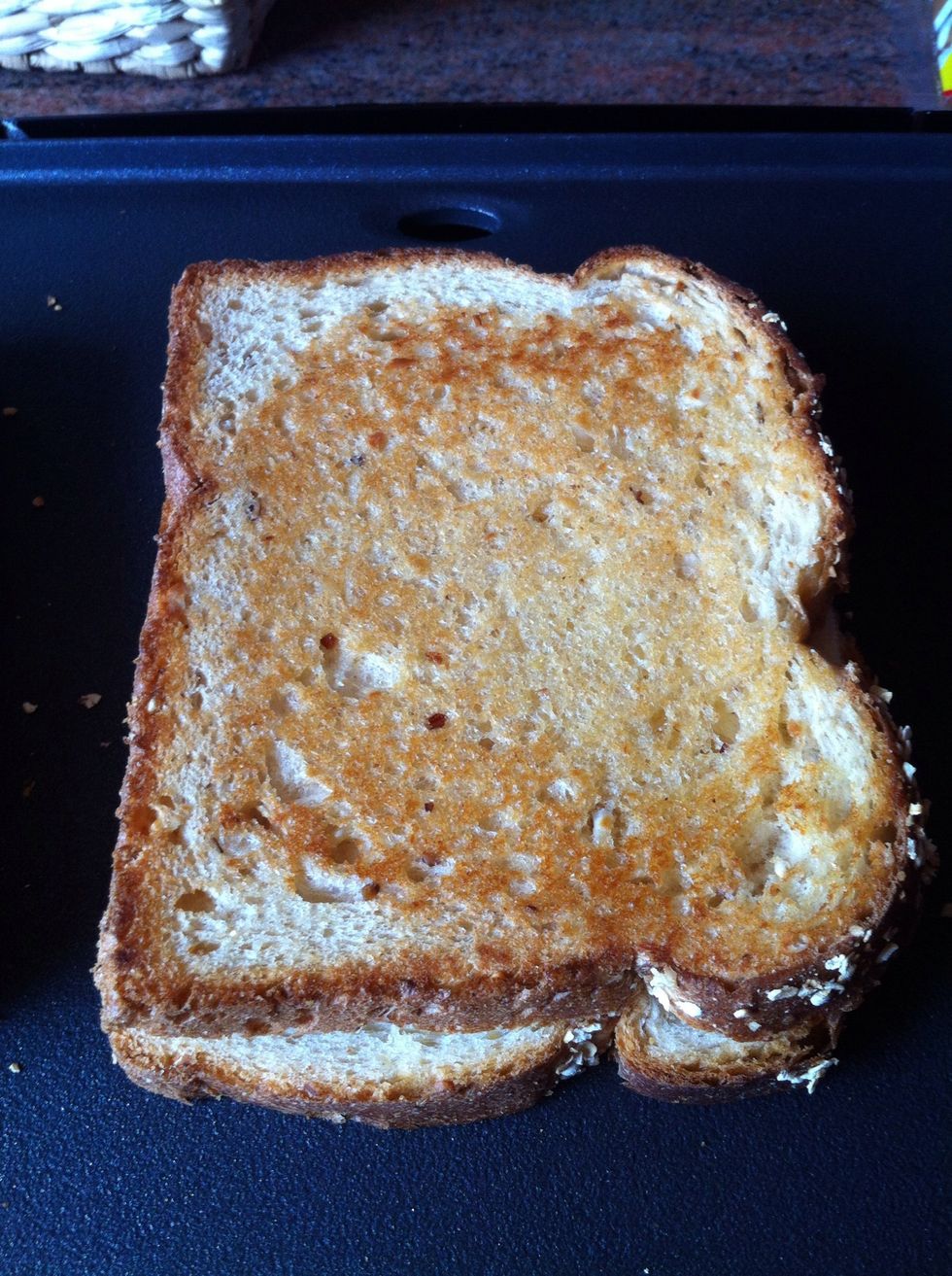 Flip when it's a golden brown.