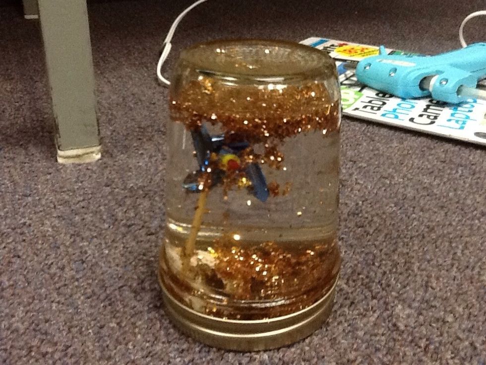 Flip your jar to see the end result