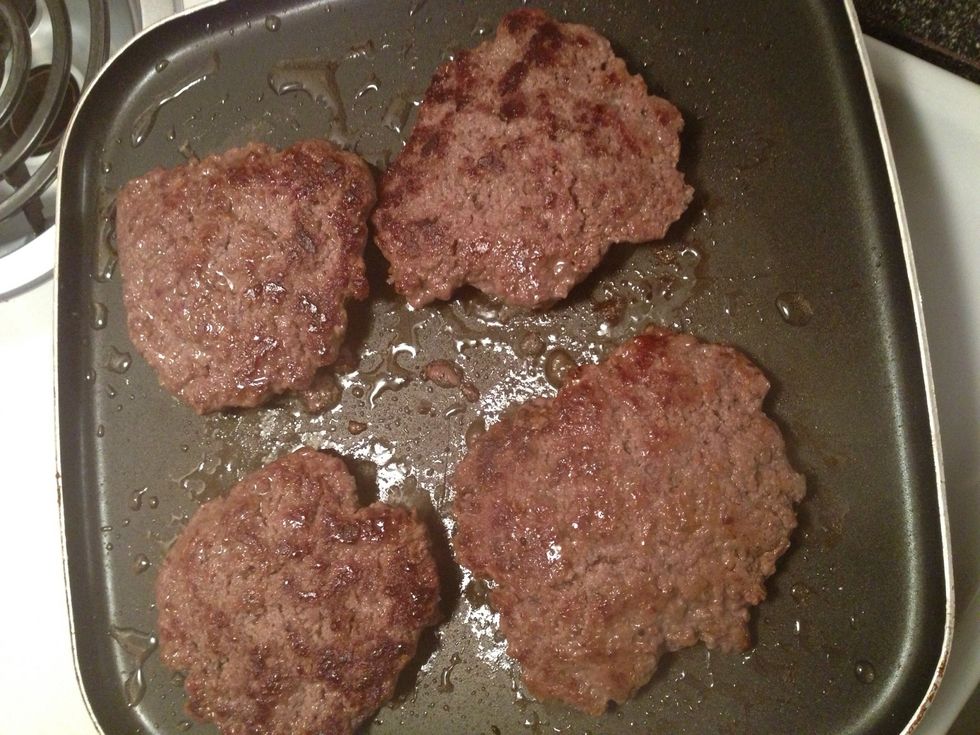 Flipped & cooking for about 5 more minutes.