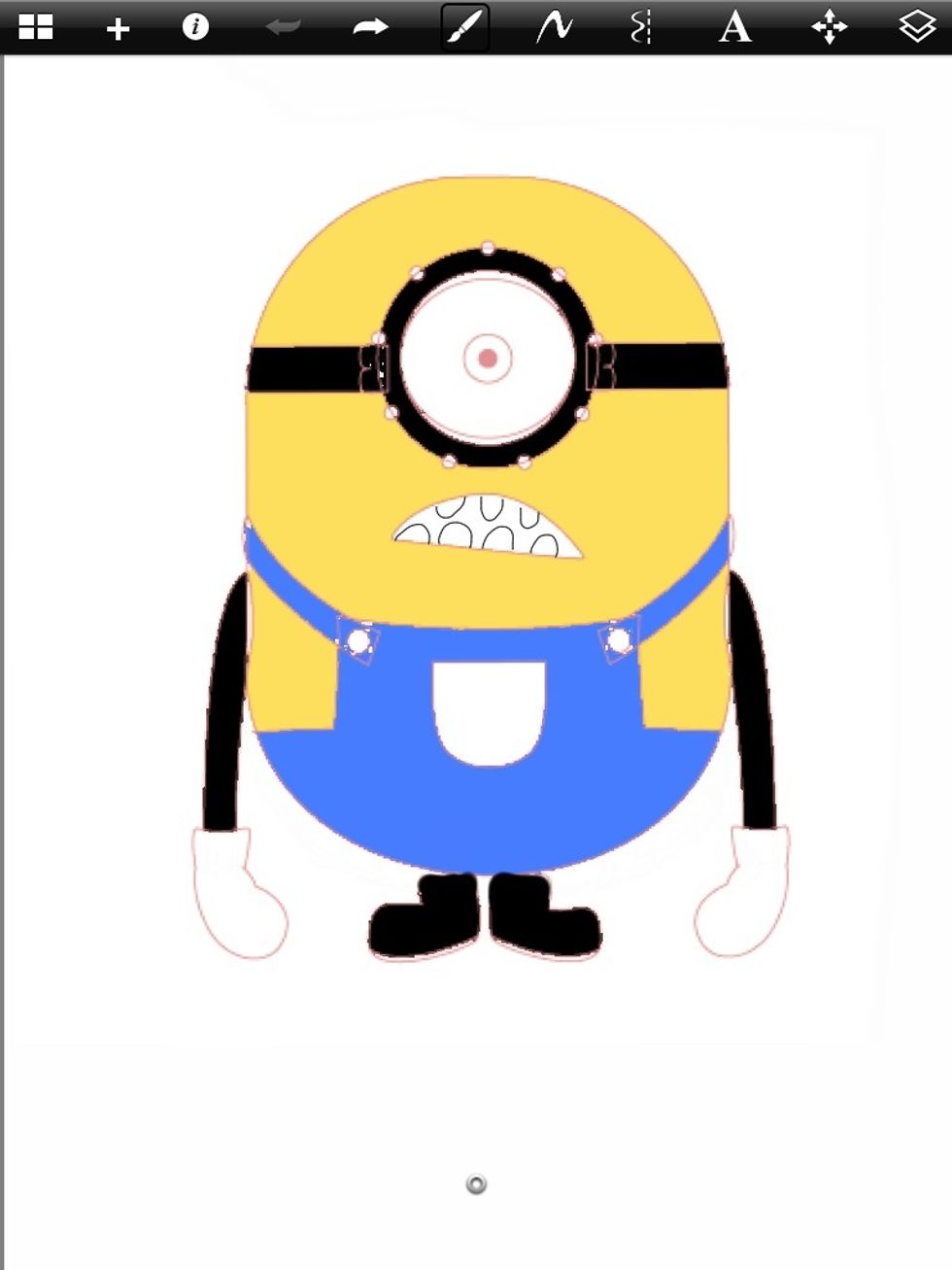 flood fill the arms whatever color you would like