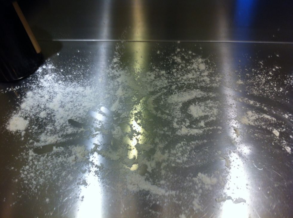 Flour a clean work surface.