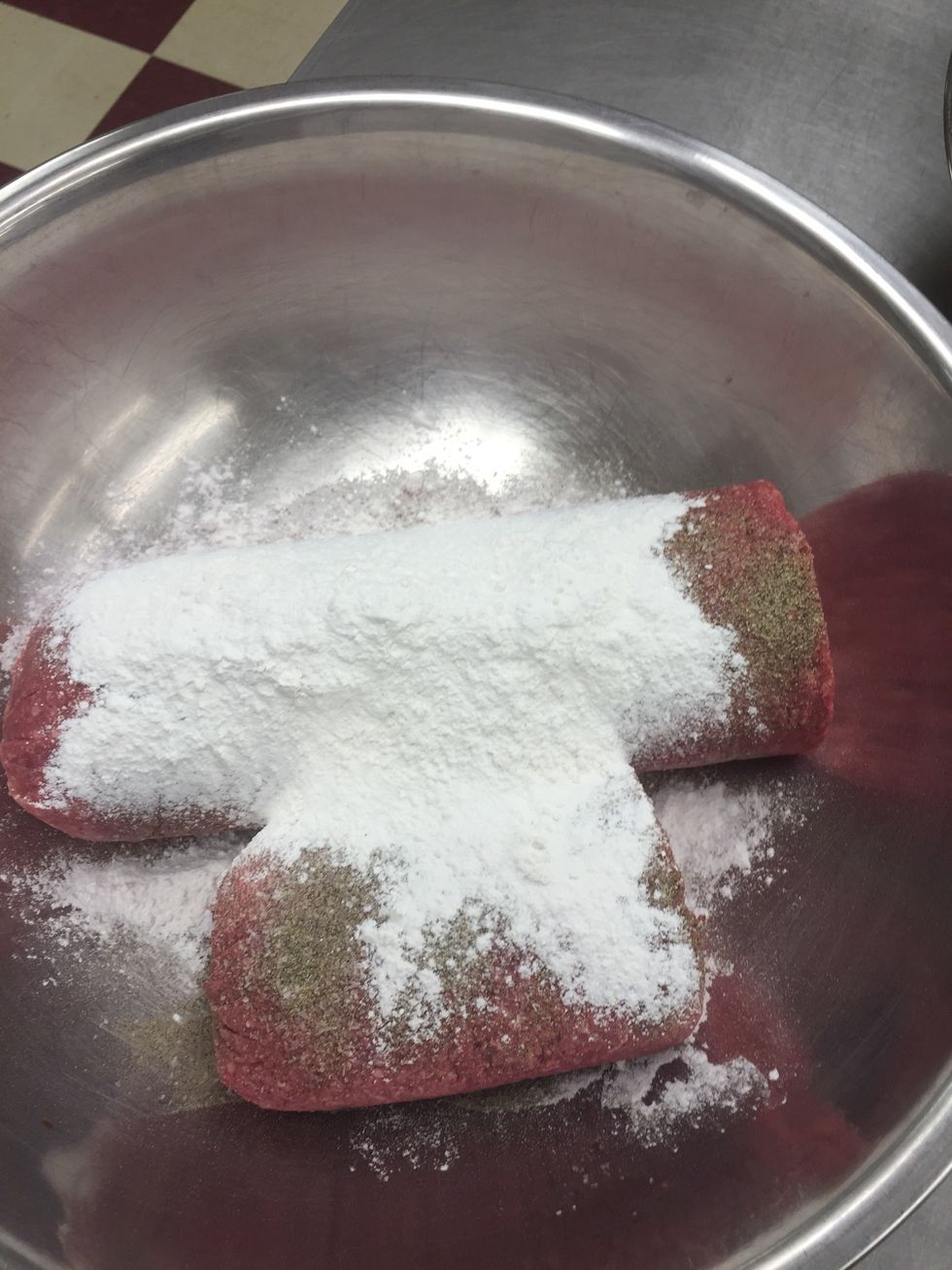 Flour, enough to create a binder.