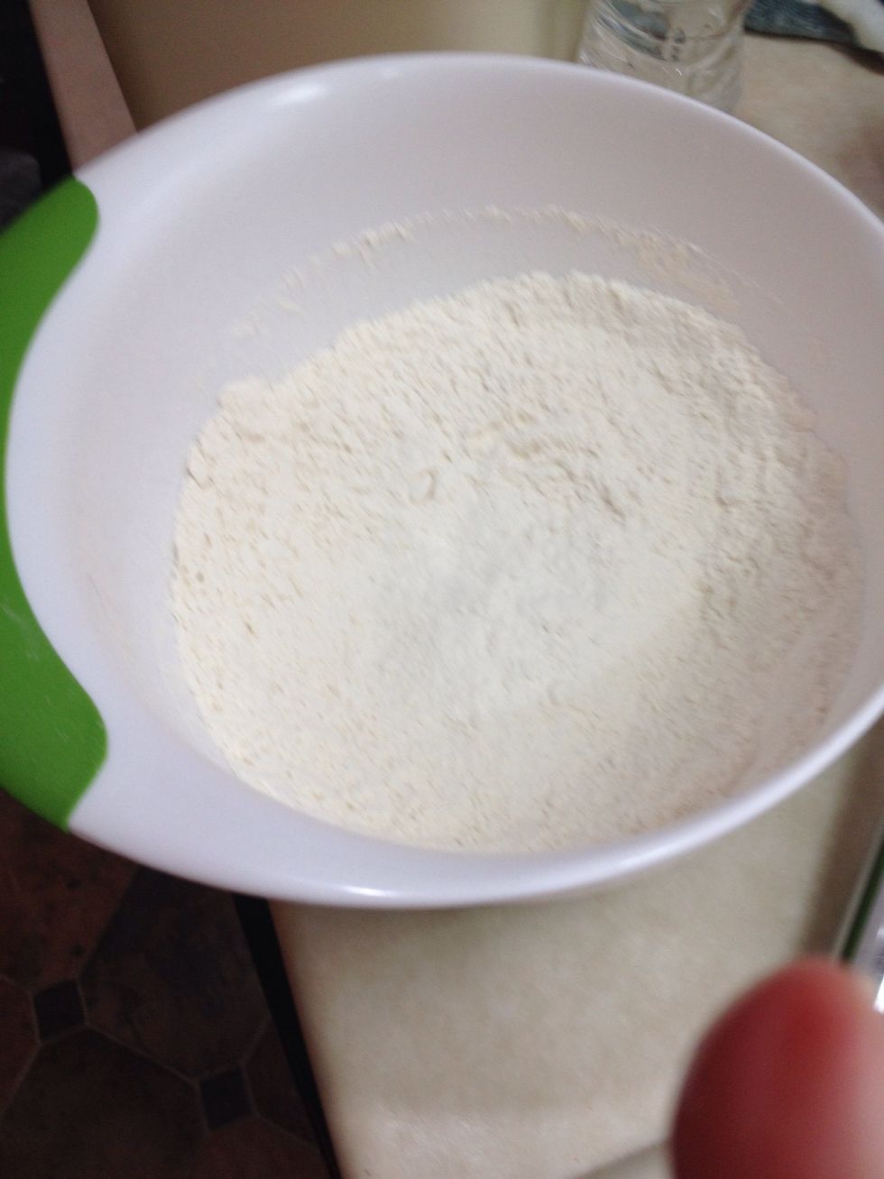 Flour sugar salt