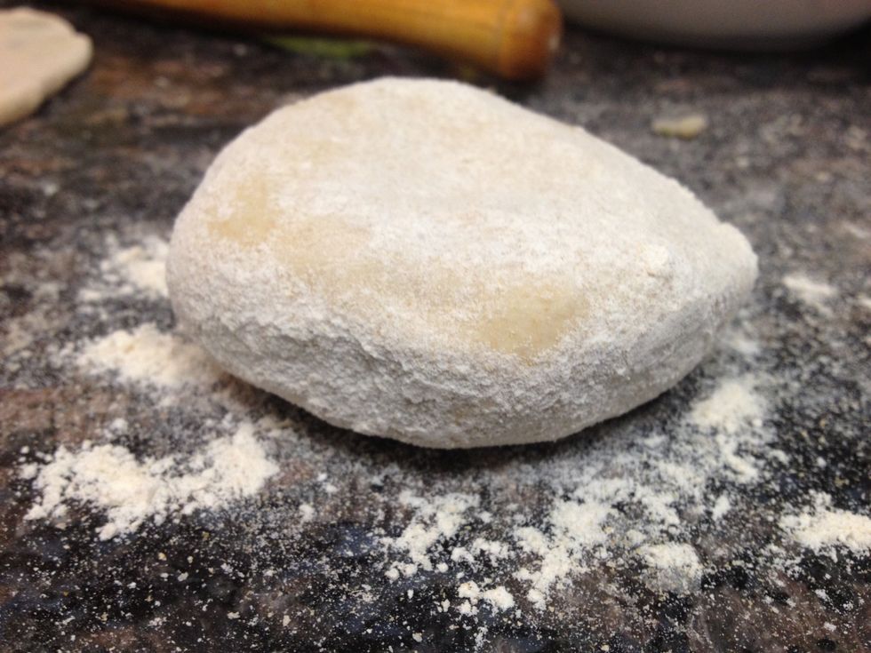 Flour your work surface and start rolling