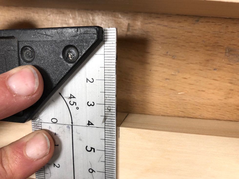 Flytta \u00f6ver linjen till sidorna, bara en liten bit