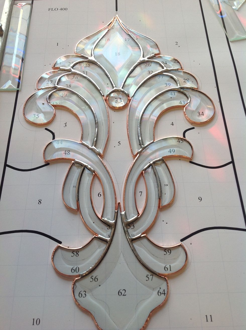 How to make a beveled stained glass panel the easy way - B+C Guides
