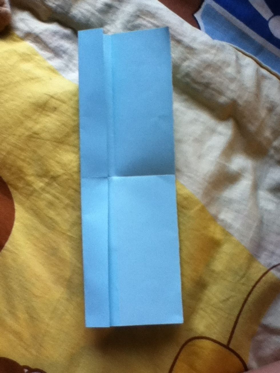 Fold about 1/3 of it...