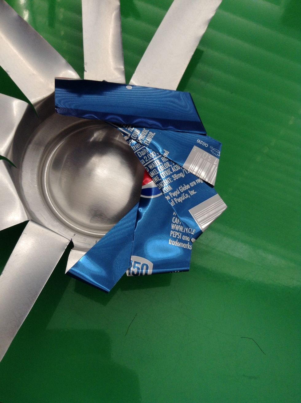 Fold all but last three like that