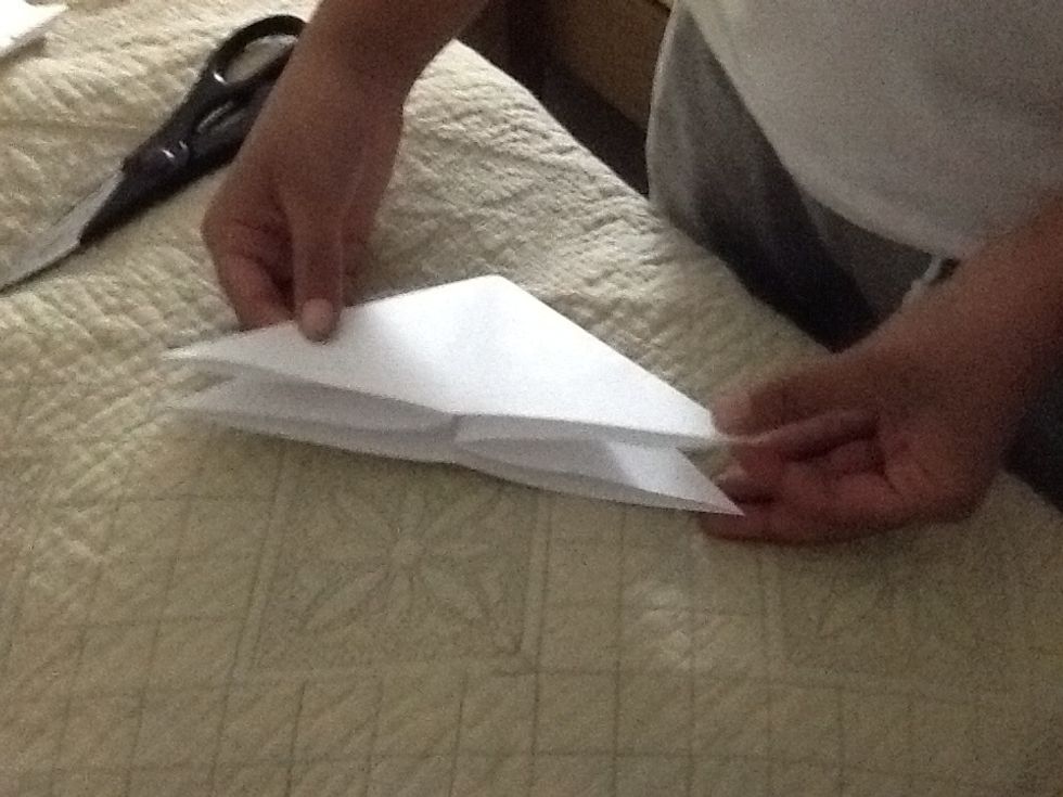 Fold along the sides as shown above