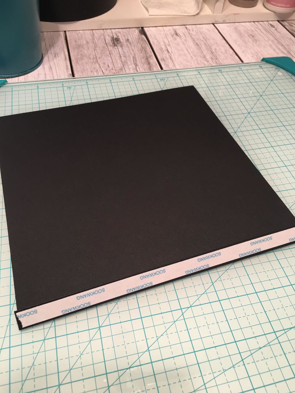 Fold and burnish the scor-line on each waterfall page