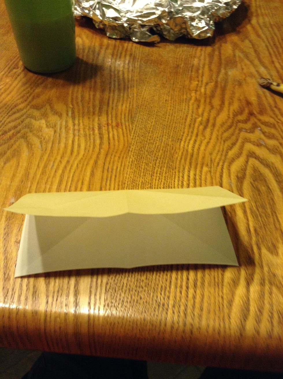 Fold back in half
