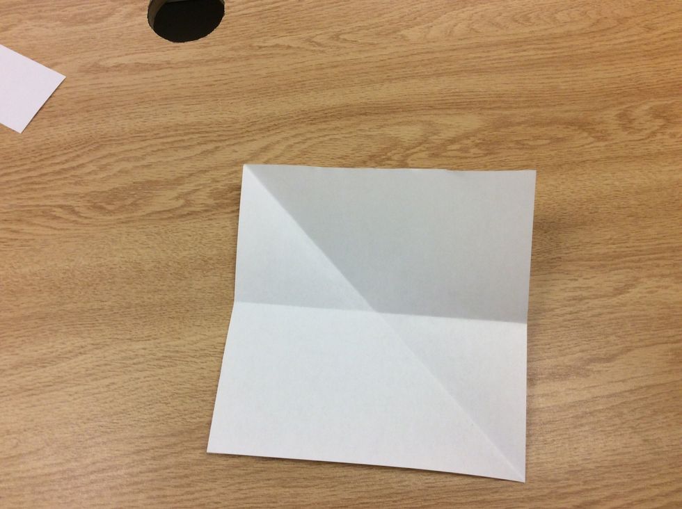 Fold back to the square