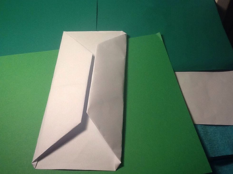 Fold both ends into the middle