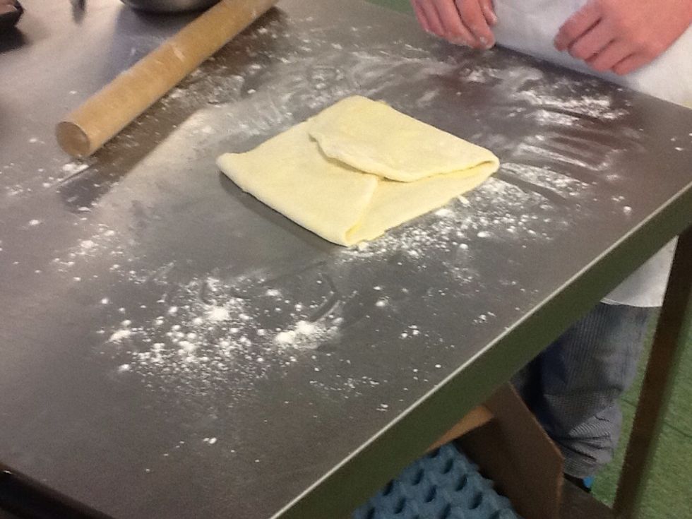 Fold both ends together.