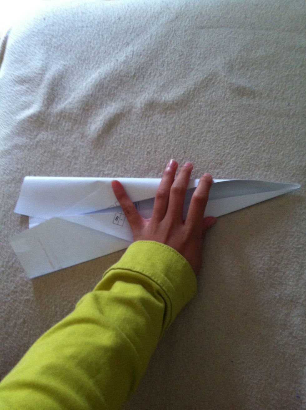 Fold both sides into the middle