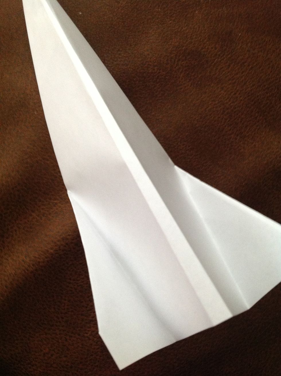 Fold both wings upward.