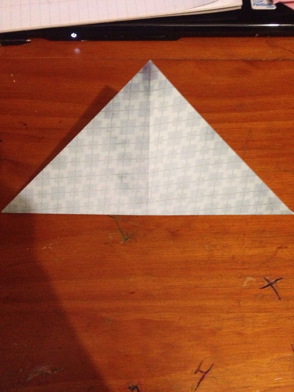 Fold diagonally the other way