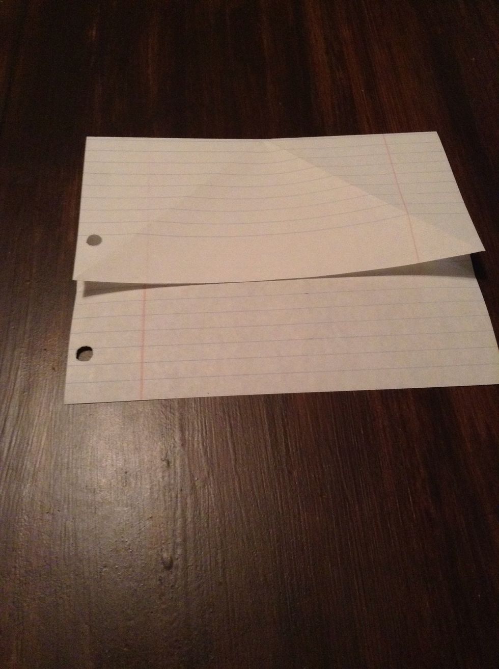 Fold down along the creases.