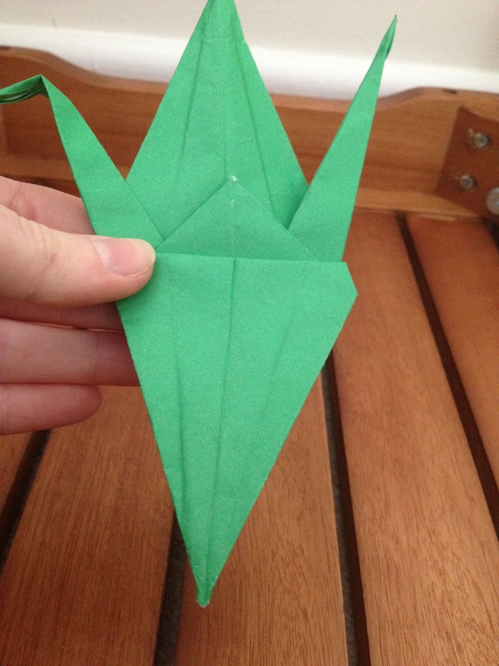 Fold down one wing...