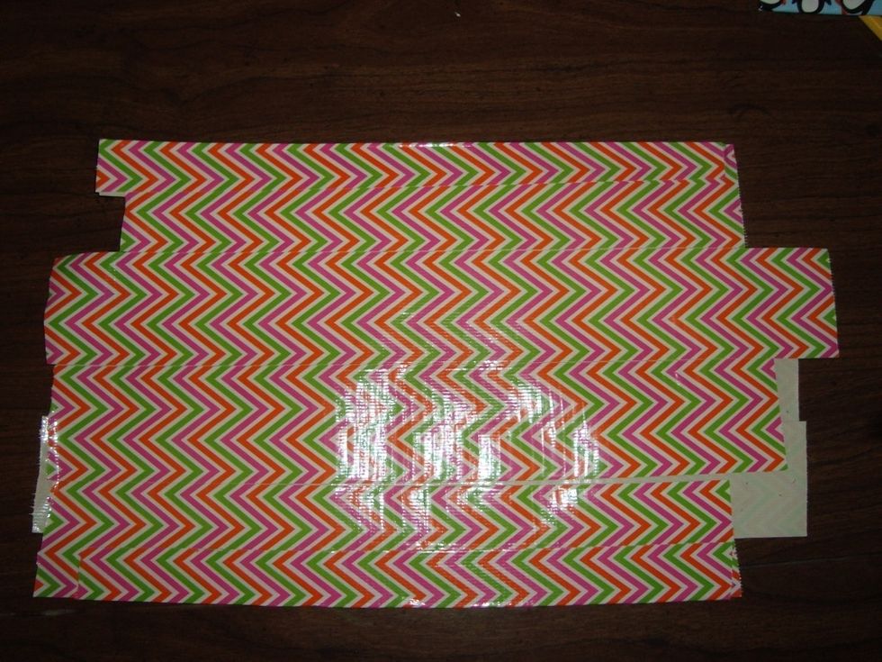 Fold down that sticky part. :)