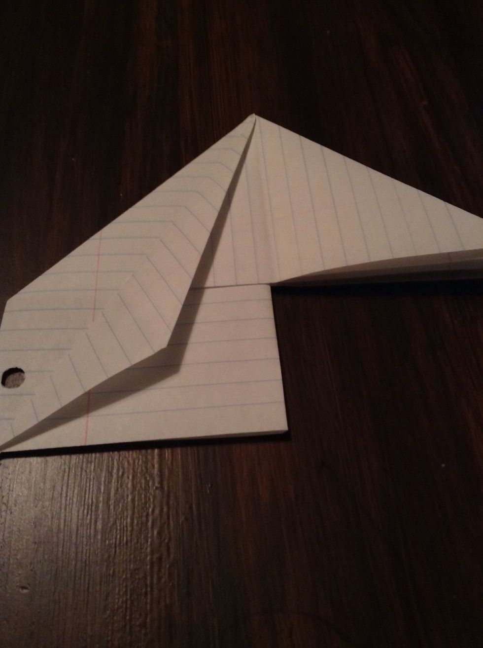 Fold down this.