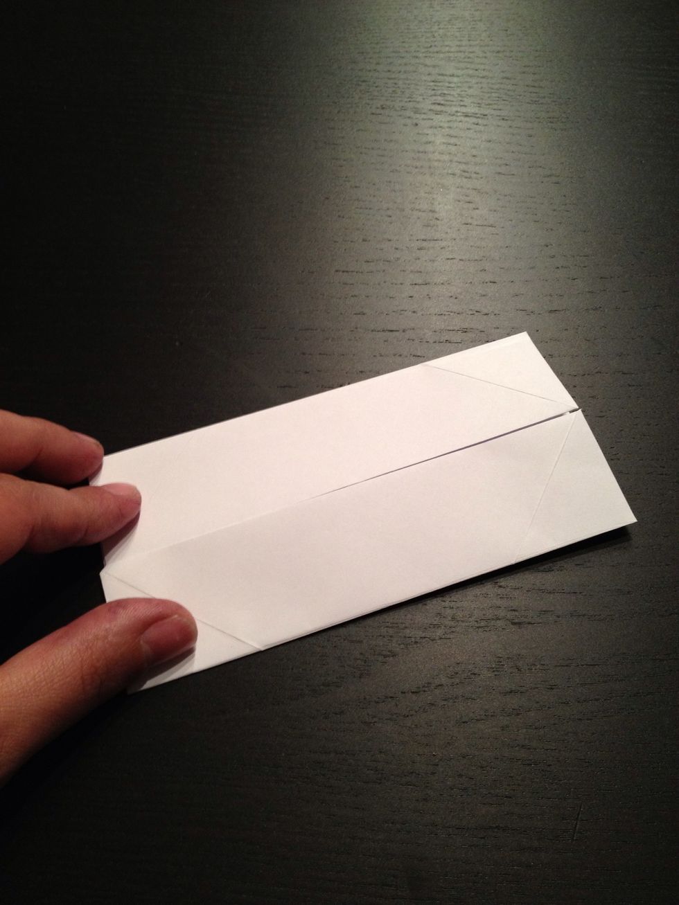 Fold down to the middle