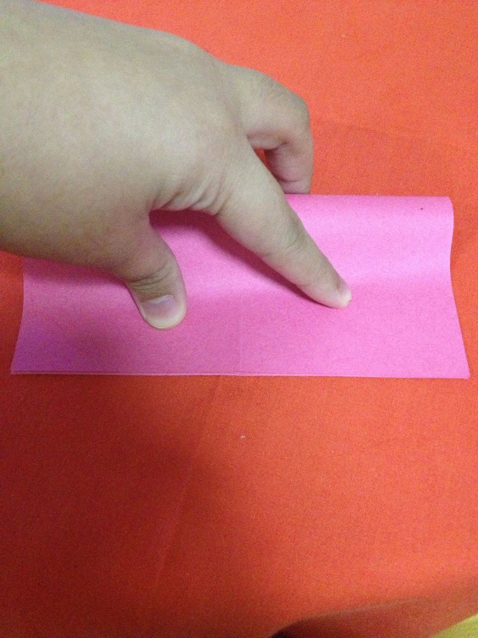 Fold downward.