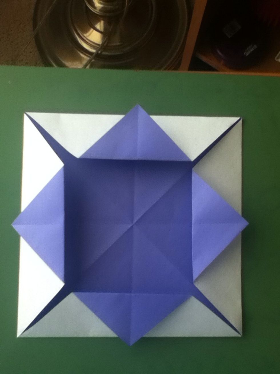 Fold each one the outer edge