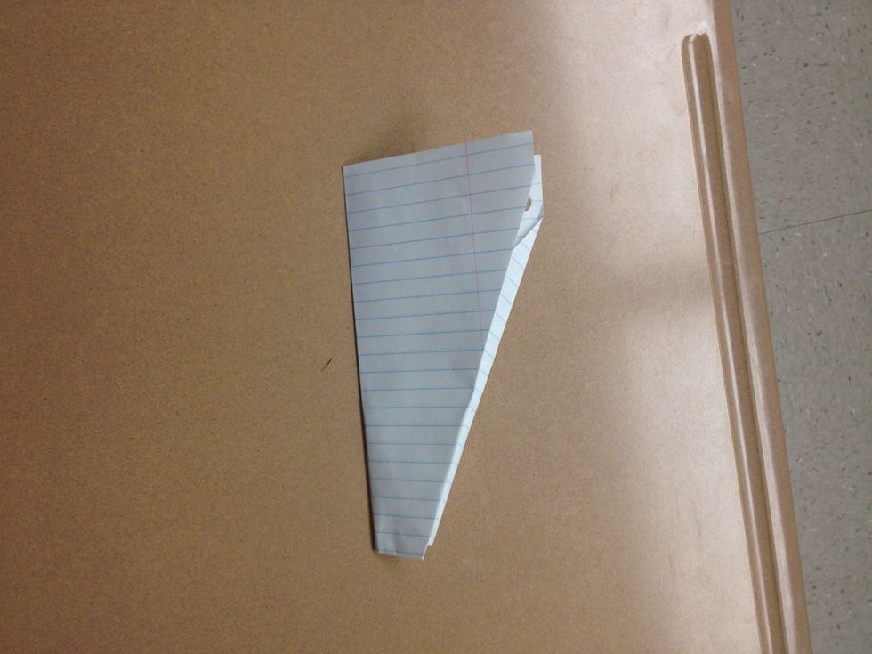 Fold everything over each other