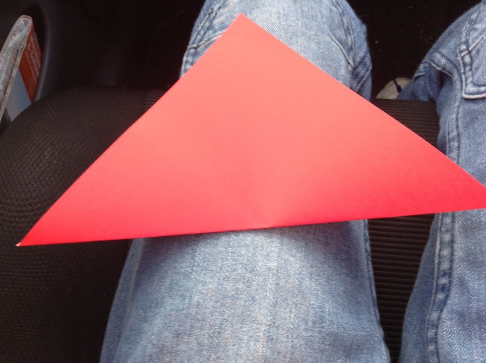 Fold from corner to corner