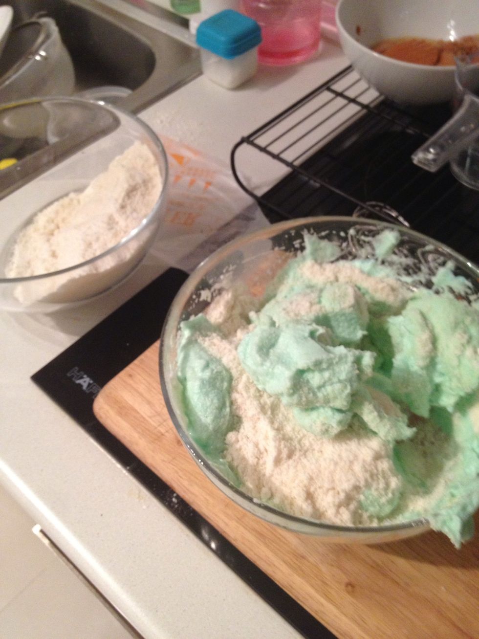 Fold gently but quickly