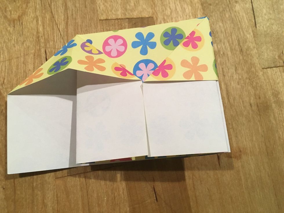 Fold half your mountain behind